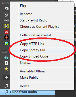 How to Copy Spotify URI